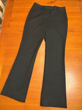 Express Black Straight-Leg Dress Pants